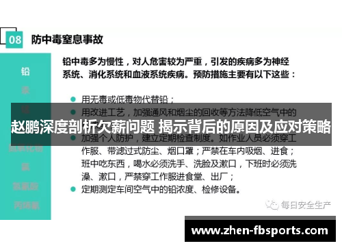 赵鹏深度剖析欠薪问题 揭示背后的原因及应对策略 赵鹏深度剖析欠薪问题 揭示背后的原因及应对策略